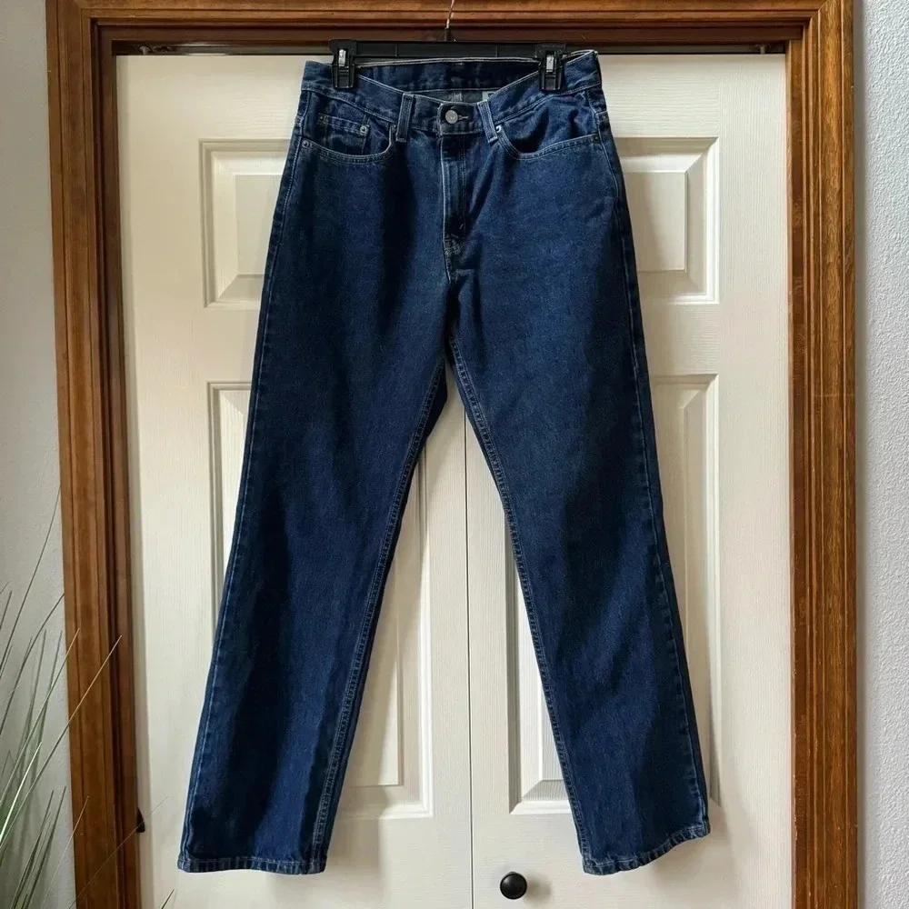 Levi’s Vintage 505 Lower Rise Straight Leg Blank Red Tab Jeans Women’s s…